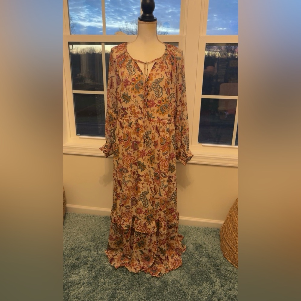 Floral Long Sleeve Dress